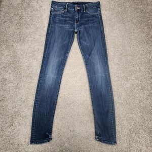 MOTHER Women's Skinny Jeans - Dark Blue